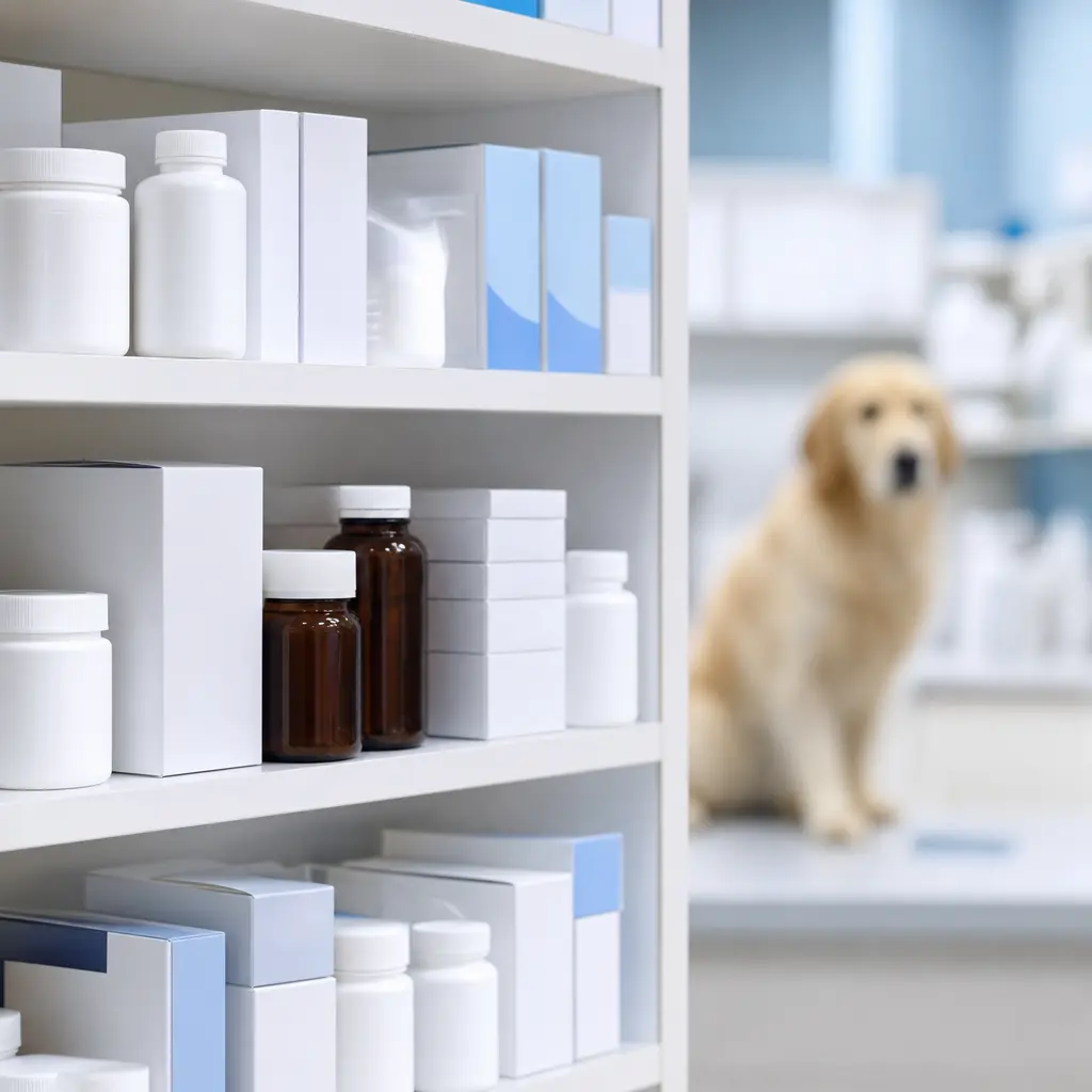 Farmácia veterinária na Petcenter, em Bauru