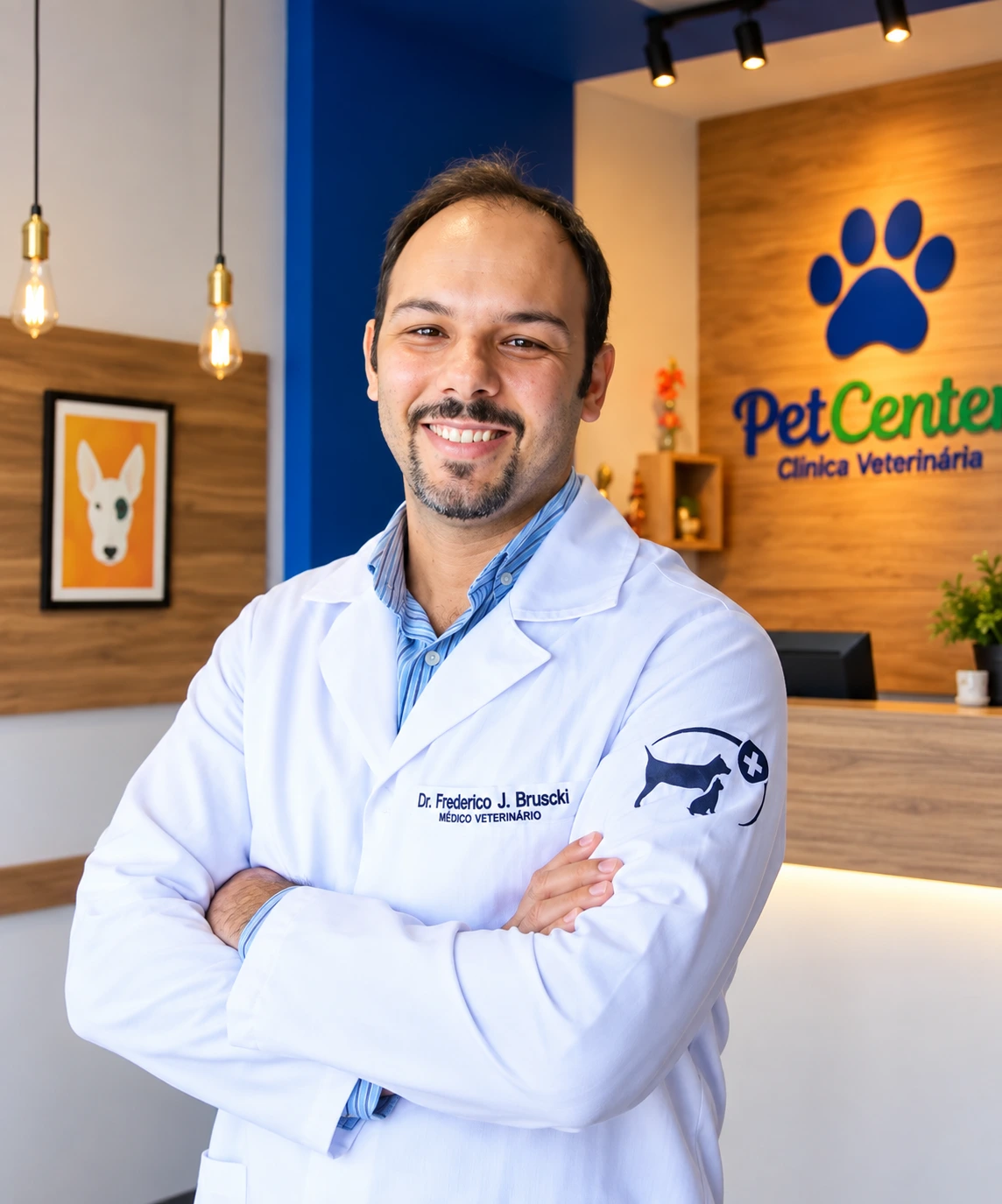 Dr. Frederico J. Bruscki, médico veterinário da Petcenter em Bauru